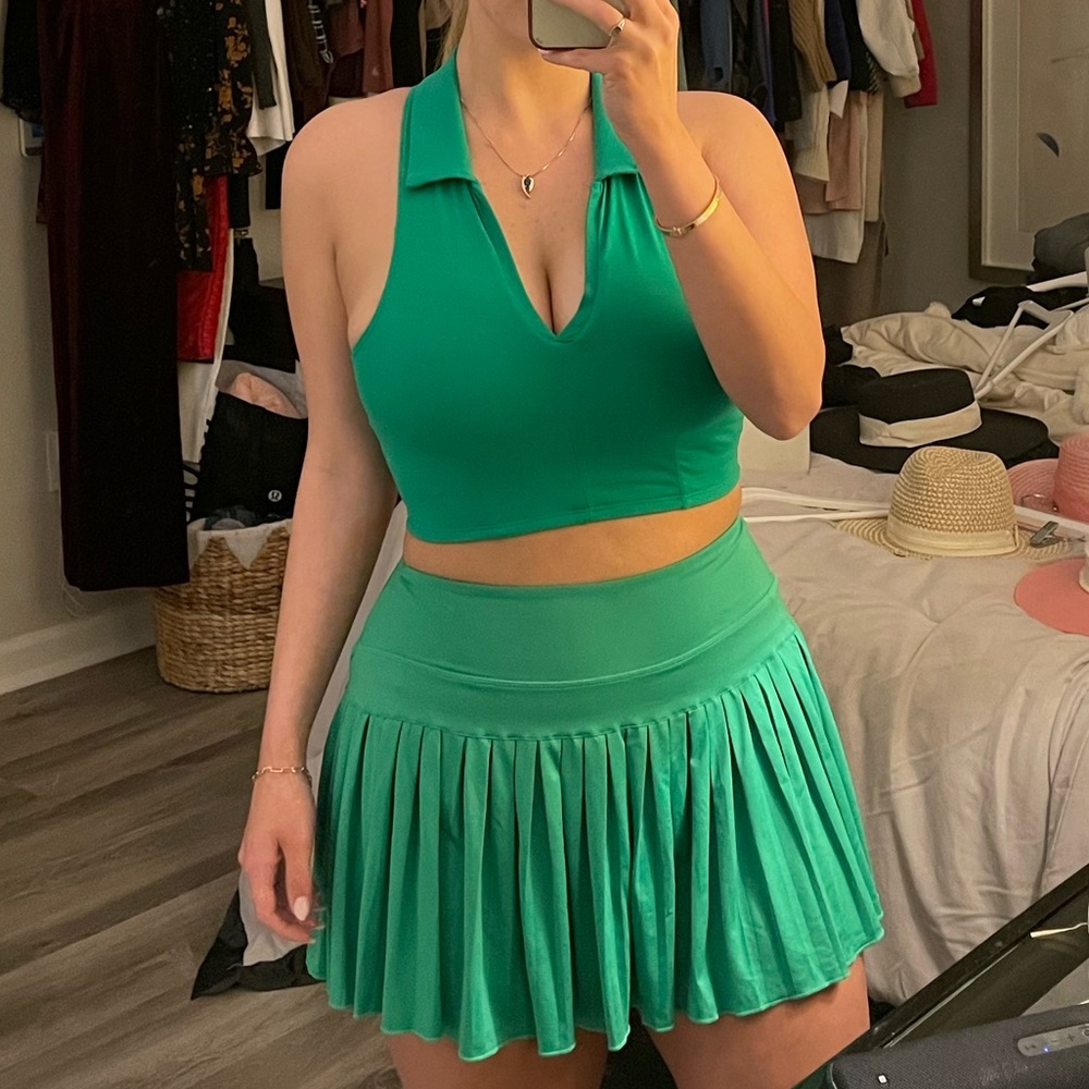 Active skirt set - court green - Gianni Bini